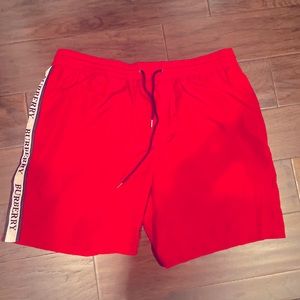 Burberry Men’s Swim Trunks- RED